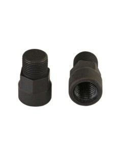 Pedals Extenders 19mm 9/16 to 1/2 Black.
